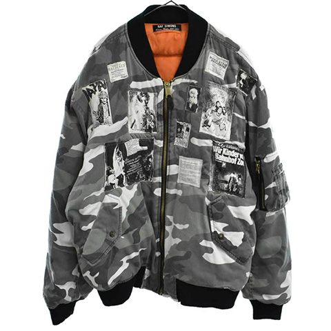 2001-2002AW Riot Riot Riot期迷彩パッチワークボンバーJKT